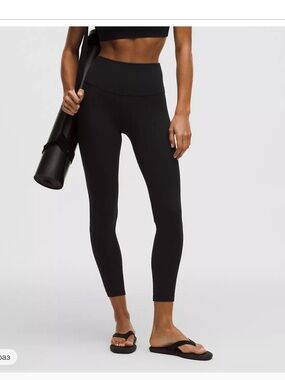 lululemon athletica Black High-Rise Cropped Leggings